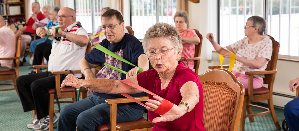 Village Place provides senior residents a variety of entertainment, like music, dancing and other social activities.